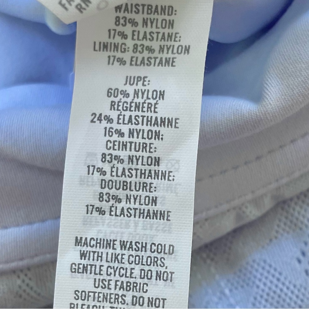 NWT Aerie Real Me XTRA Lace Mini Skort in Eyelet Blue Sz XS. - Picture 12 of 14